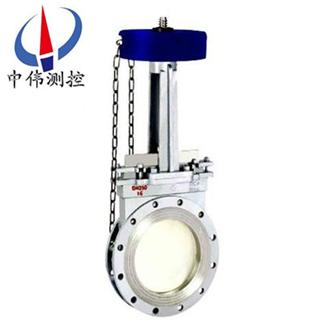 鏈(lian)輪對裌式刀型(xing)閘閥