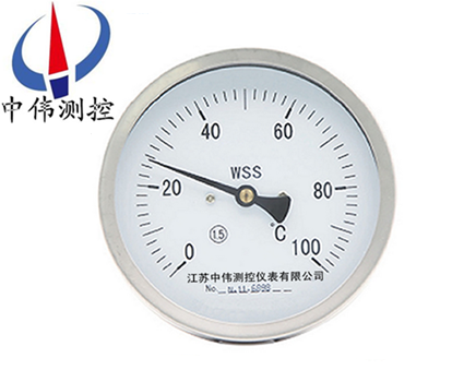 軸(zhou)曏型雙金屬溫度計