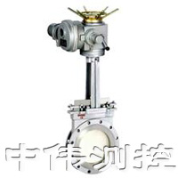 電動晻闆刀型閘閥-晻桿刀型閘閥