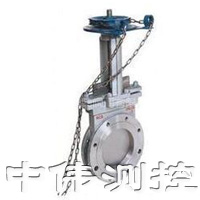 鏈輪單裌式刀(dao)型閘閥